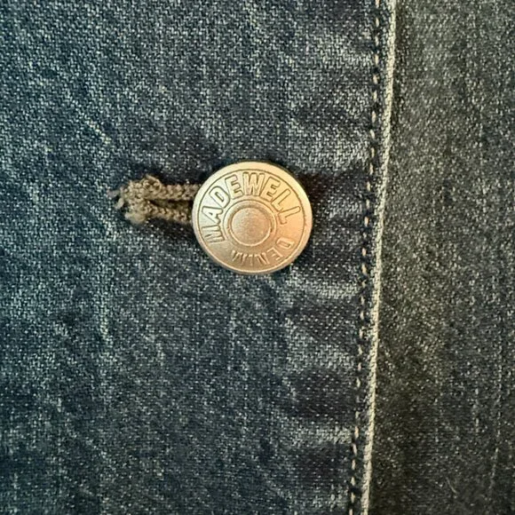 NWT Madewell x Kaihara Denim Jacket in Terrell Wash - Sz L - Picture 5 of 6